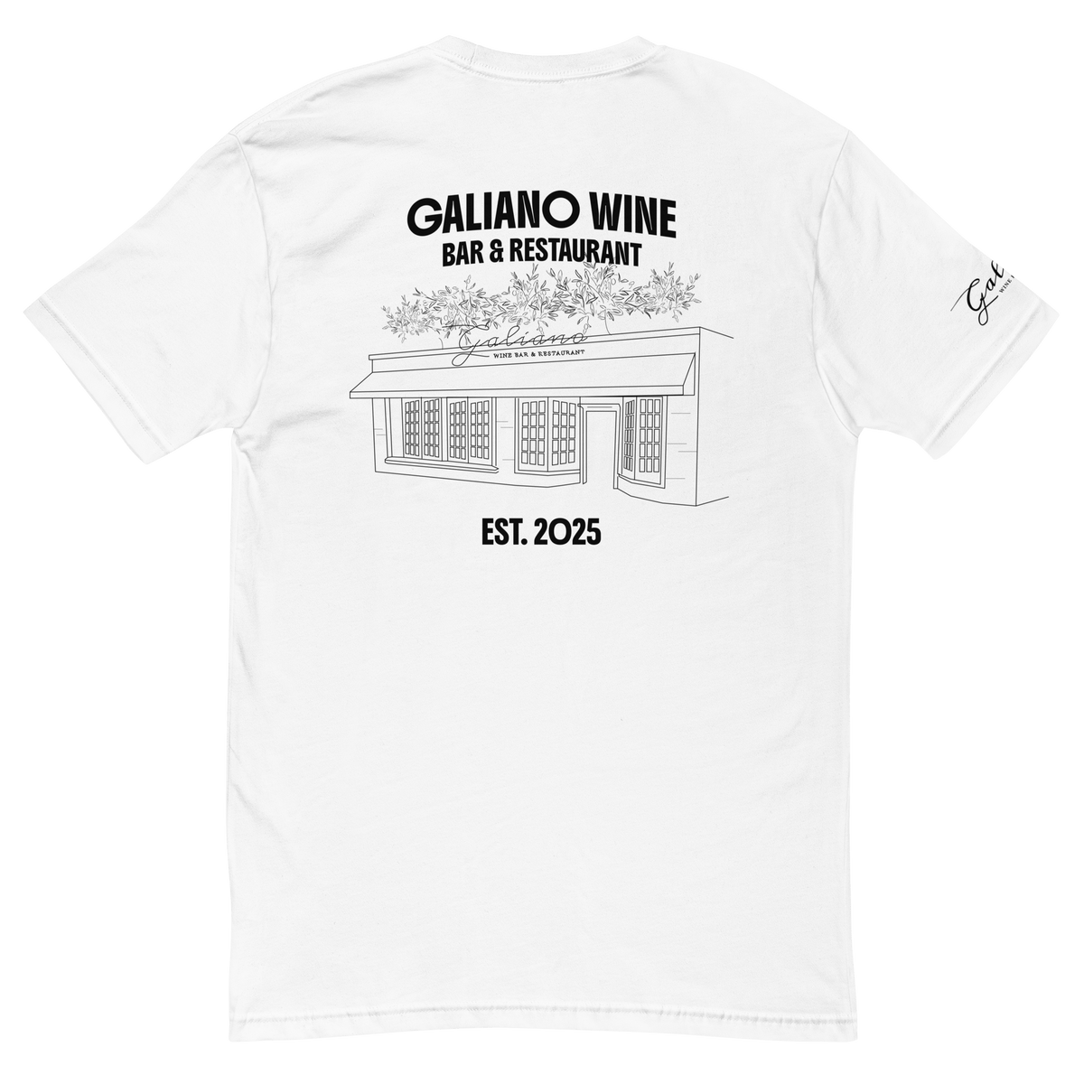 Galiano Wine Bar & Restaurant Fitted T-Shirt - Galiano Wine