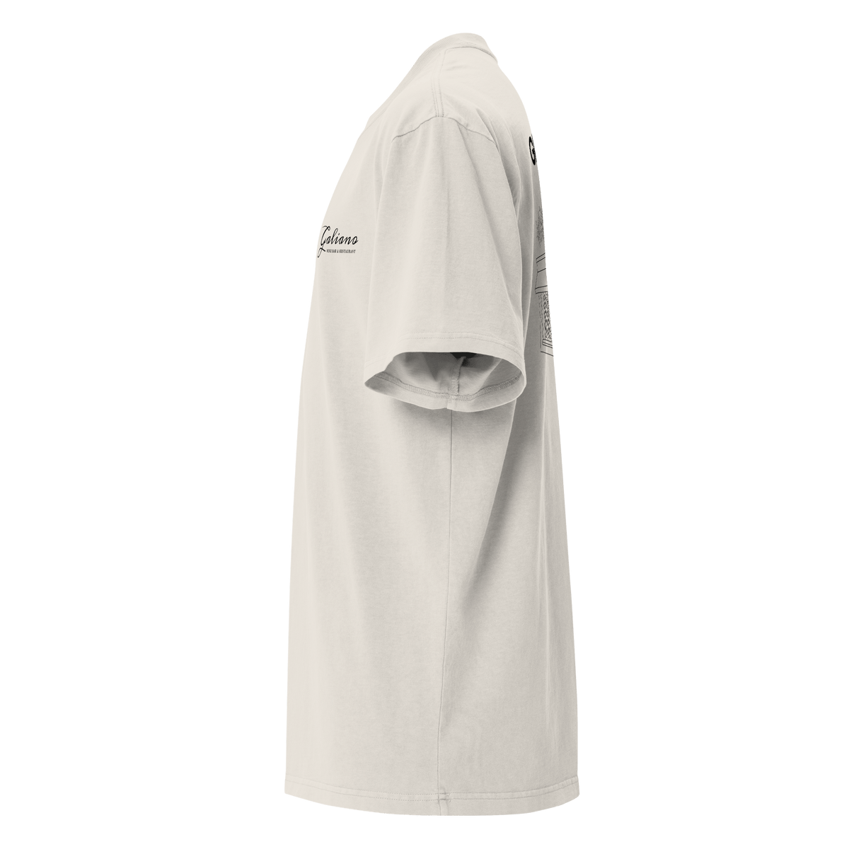 Galiano Wine Bar & Restaurant Oversized T-Shirt - Galiano Wine