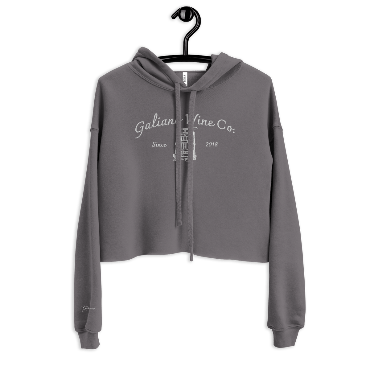 Galiano Wine Co. Crop Hoodie - Galiano Wine