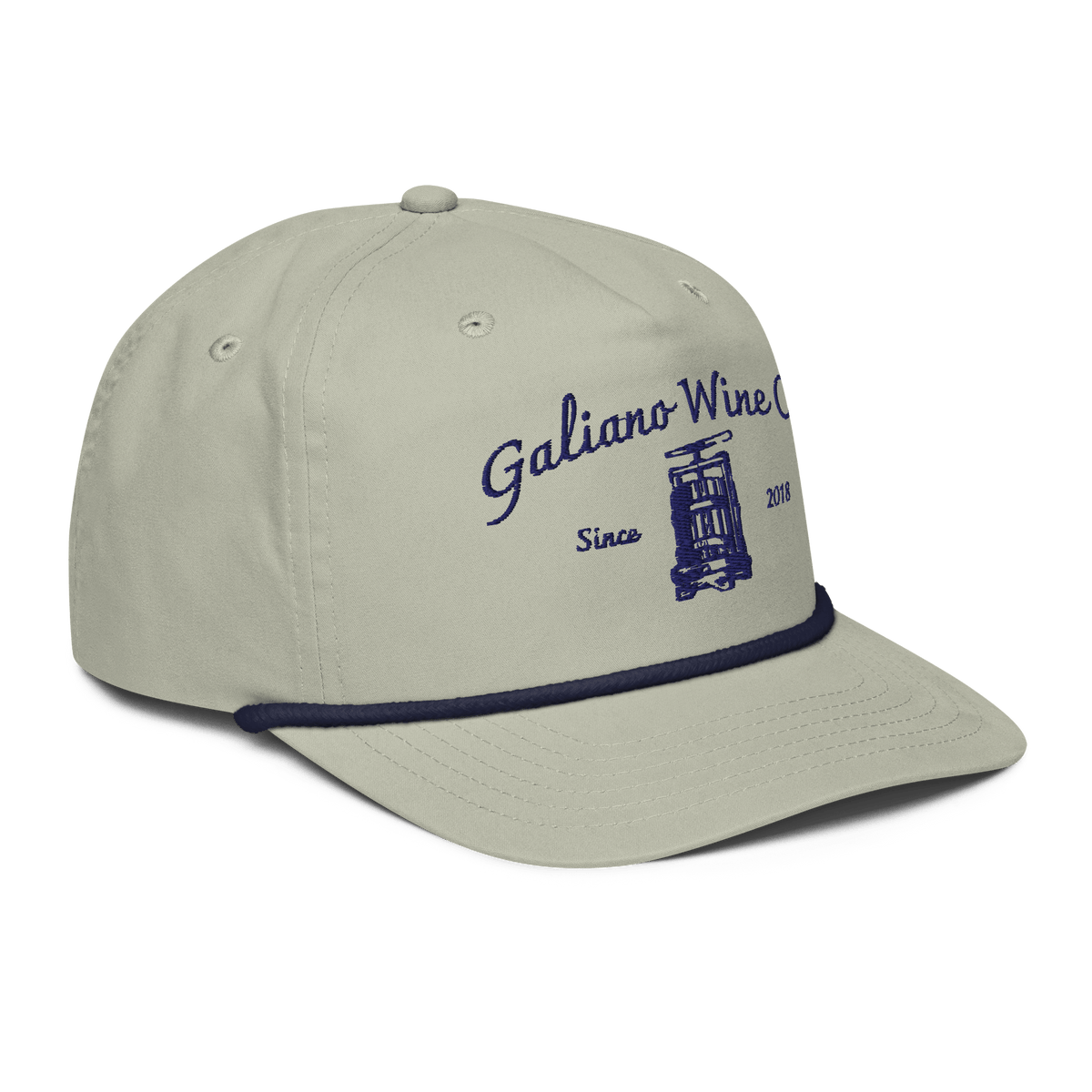 Galiano Wine Co. Rope Cap - Galiano Wine