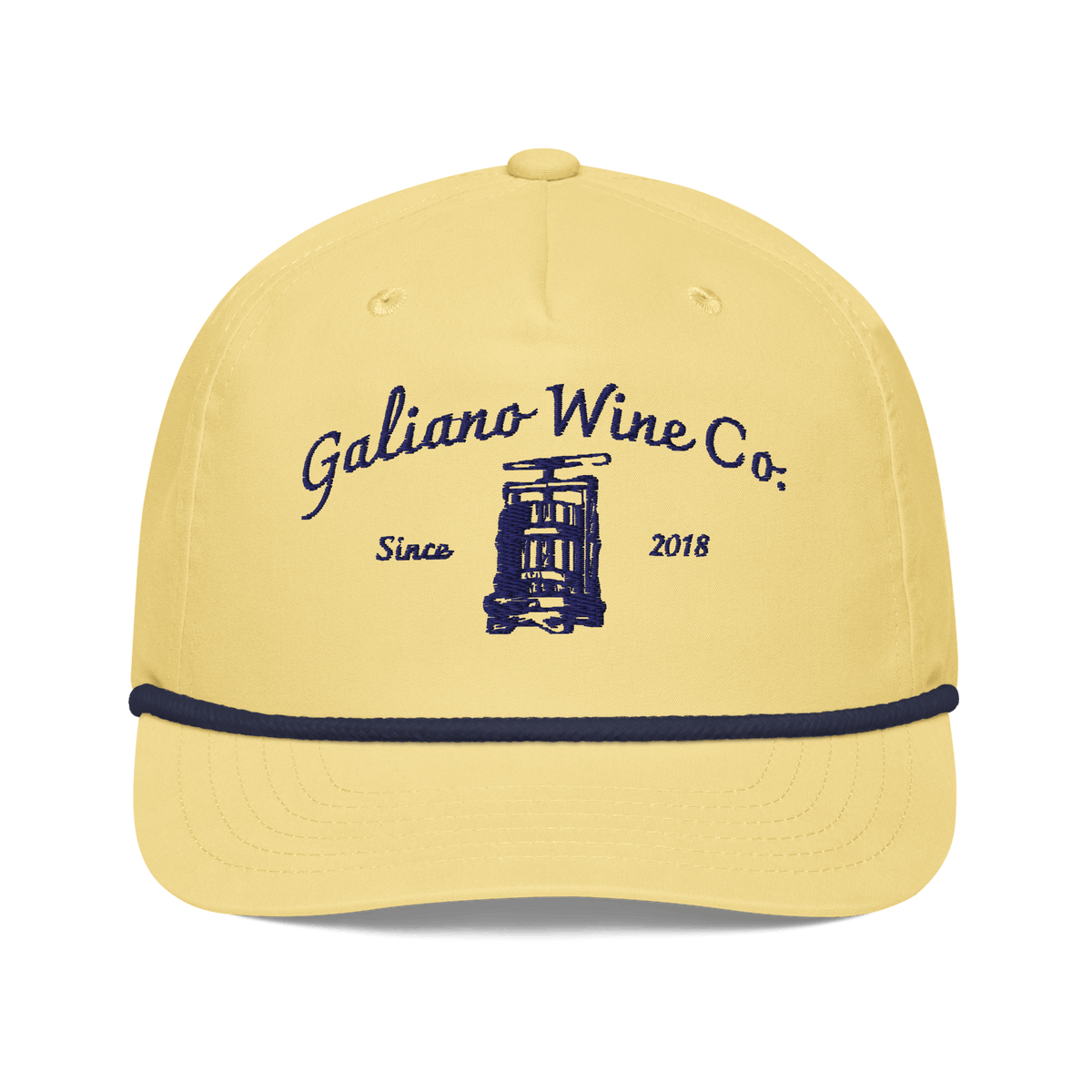 Galiano Wine Co. Rope Cap - Galiano Wine