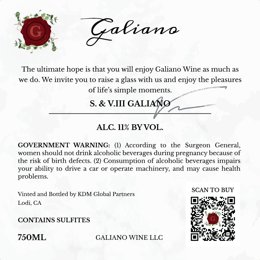 Galiano Rosé - Galiano Wine