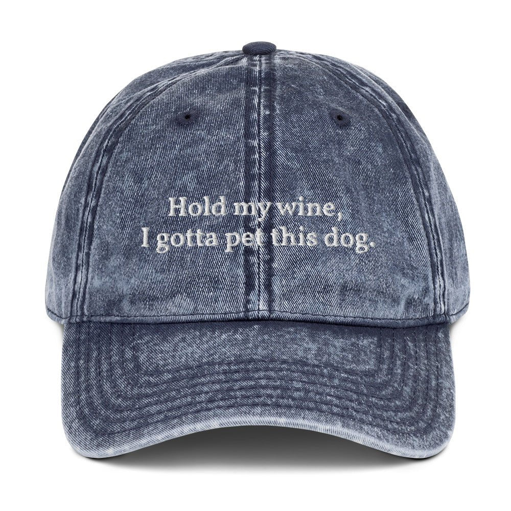 Hold My Wine Cotton Twill Cap - Galiano Wine