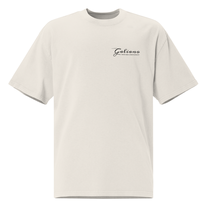 Galiano Wine Bar & Restaurant Oversized T-Shirt - Galiano Wine