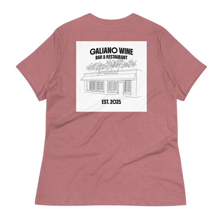 Galiano Wine Bar & Restaurant Women's T-Shirt - Galiano Wine