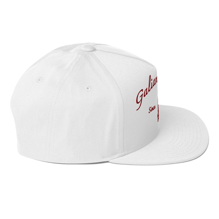 Galiano Wine Co. Classics Cap in White & Burgundy - Galiano Wine