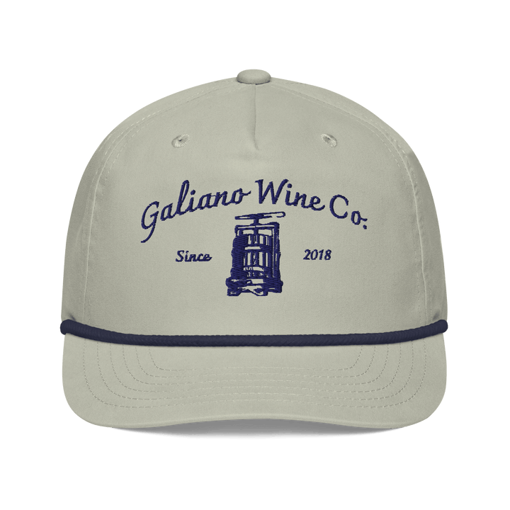 Galiano Wine Co. Rope Cap - Galiano Wine