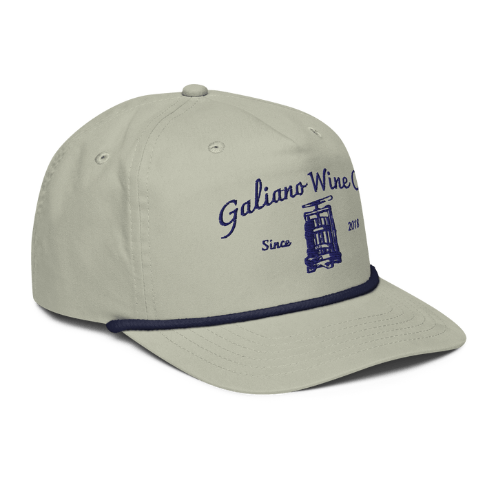 Galiano Wine Co. Rope Cap - Galiano Wine