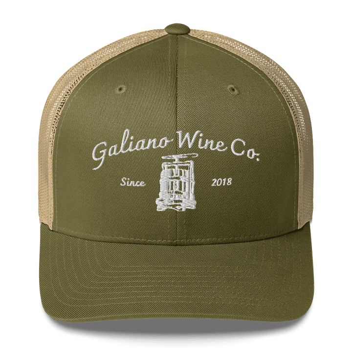 Galiano Wine Co. Trucker Cap - Galiano Wine