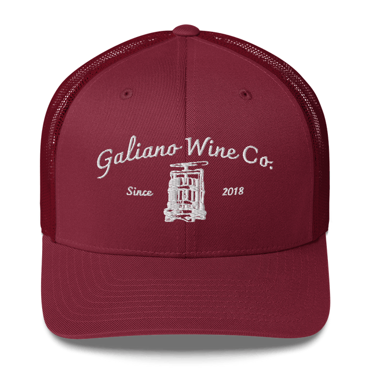 Galiano Wine Co. Trucker Cap - Galiano Wine