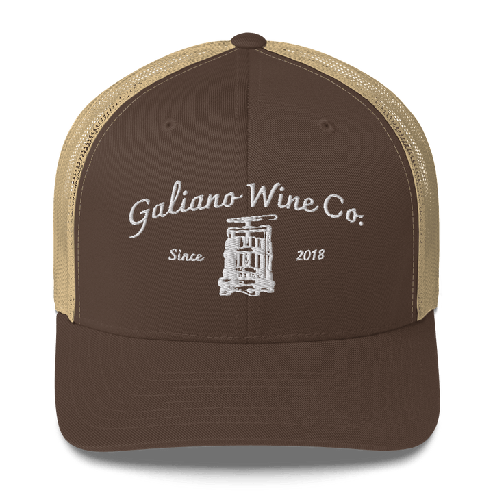 Galiano Wine Co. Trucker Cap - Galiano Wine