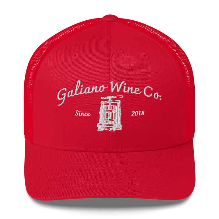 Galiano Wine Co. Trucker Cap - Galiano Wine