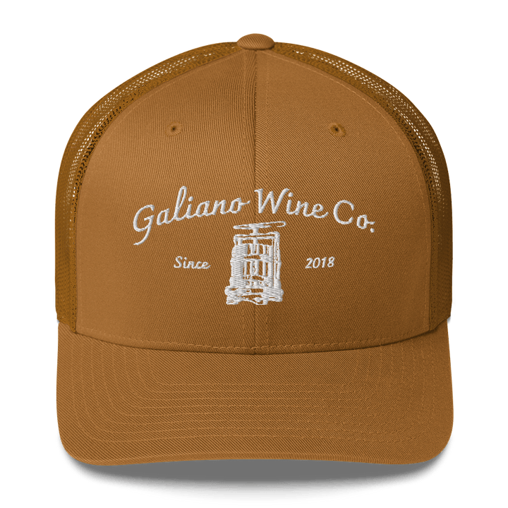 Galiano Wine Co. Trucker Cap - Galiano Wine