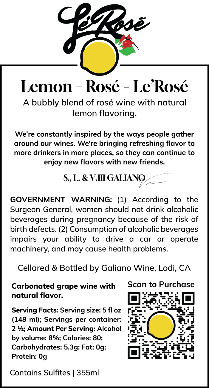 Le'Rosé 4 Pack - Galiano Wine