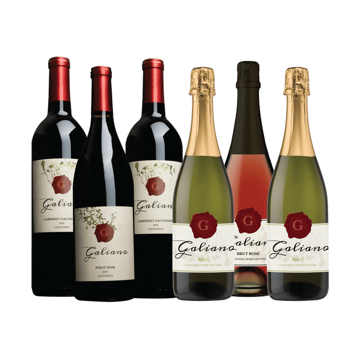 Red & Sparkling Wine Bundle - Galiano Wine