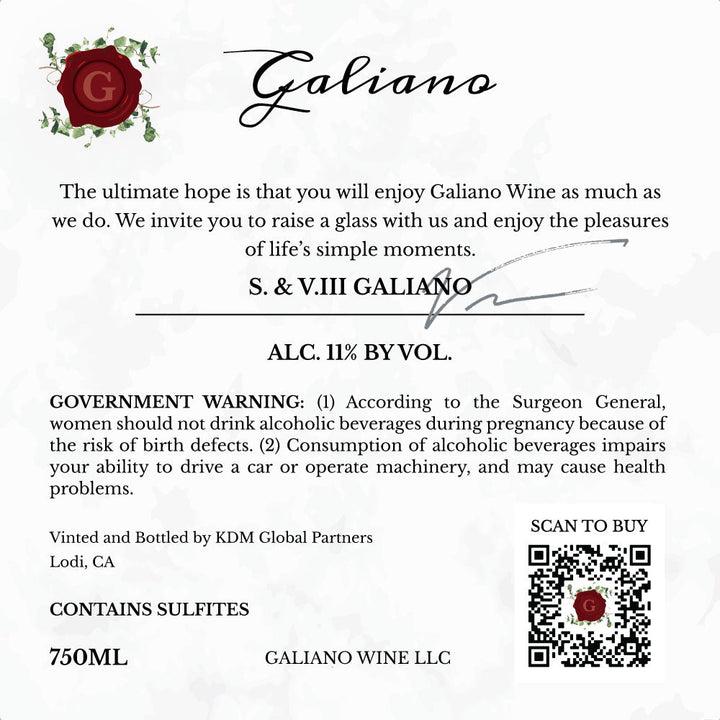 Galiano Rosé - Galiano Wine
