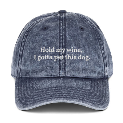 Hold My Wine Cotton Twill Cap